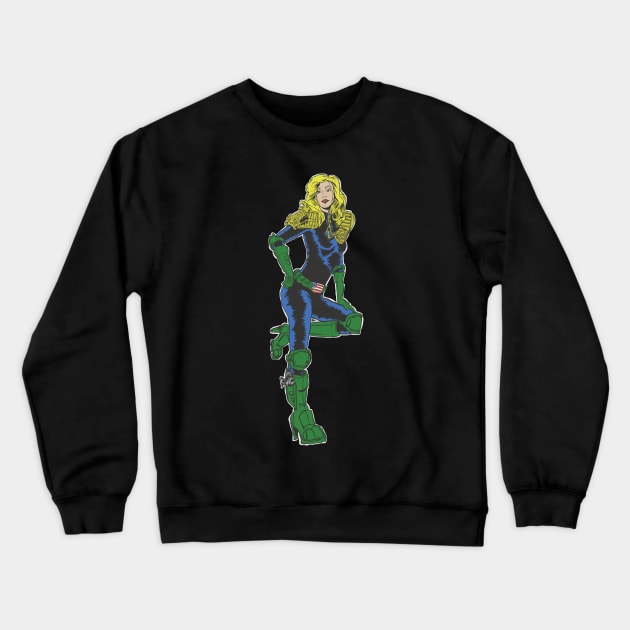 Judge Anderson Pin Up Daze Crewneck Sweatshirt by silentrob668